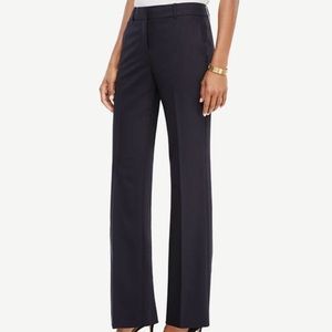 Ann Taylor Black Pinstripe Suit Pants